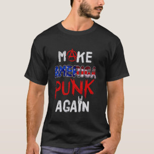 Amerika wieder Punk Funny 80er Punk Rock T-Shirt