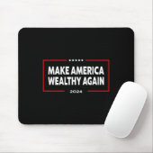Amerika wieder reich machen Donald Trump 2024 Mousepad (Mit Mouse)