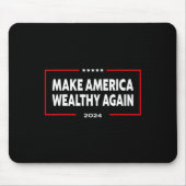 Amerika wieder reich machen Donald Trump 2024 Mousepad (Vorne)
