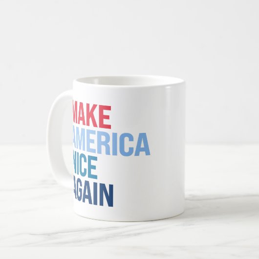 Amerika wieder schön machen kaffeetasse (Vorderseite Links)