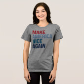 Amerika wieder schön machen Tri-Blend shirt (Vorderseite voll)