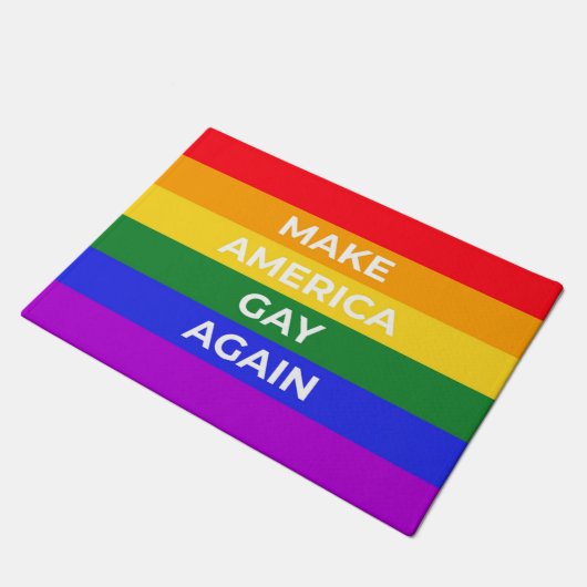 Amerika wieder schwach machen fußmatte (Schrägansicht)