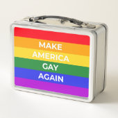 Amerika wieder schwach machen metall brotdose (Rückseite)