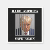 Amerika wieder sicher machen serviette (Vorderseite)