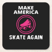 Amerika wieder Skate machen Rechteckiger Pappuntersetzer (Vorderseite)