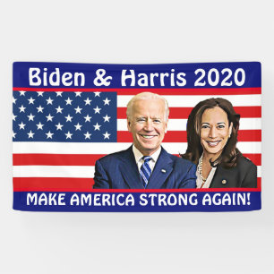 Amerika wieder stark machen Biden und Harris 2020 Banner