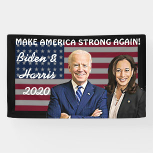 Amerika wieder stark machen Biden und Harris 2020 Banner