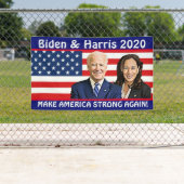 Amerika wieder stark machen Biden und Harris Outdo Banner (Insitu)