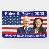 Amerika wieder stark machen Biden und Harris Outdo Banner (Horizontal)