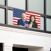 Amerika wieder stark machen Biden und Harris Outdo Banner (Äußeres Gebäude)