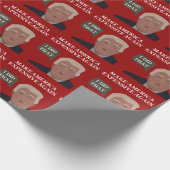 Amerika wieder teuer machen - Umschlagpapier Geschenkpapier (Ecke)