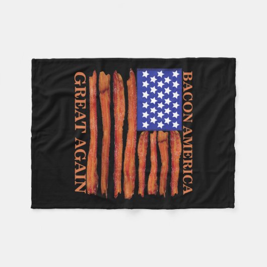 Amerika wieder toll fleecedecke (Vorderseite (Horizontal))