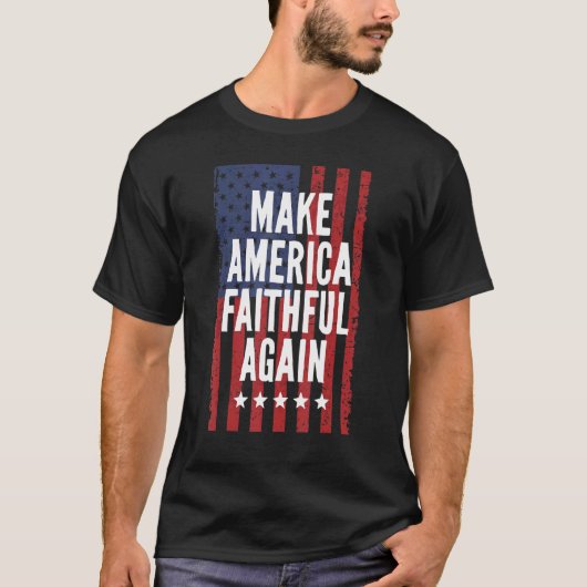Amerika wieder zum 4. Juli erfolgreich machen T-Shirt (Vorderseite)