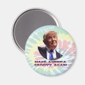 Amerika wieder zum Erwachen bringen - Krawatte-Dye Magnet (Vorderseite/Rückseite)