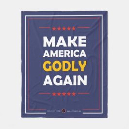 Amerika wieder zum Guten wenden Fleecedecke