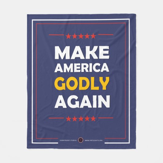 Amerika wieder zum Guten wenden Fleecedecke (Vorderseite)
