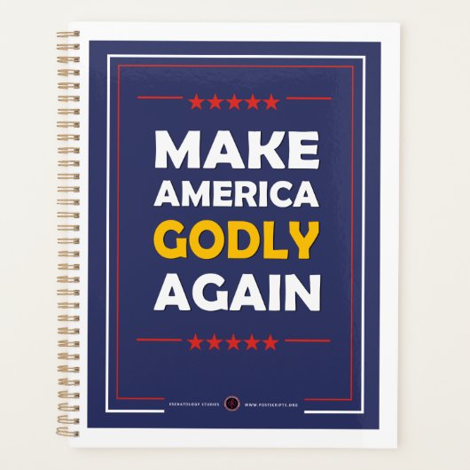 Amerika wieder zum Guten wenden Planer (Vorderseite)