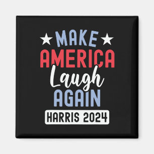 Amerika wieder zum Lachen bringen Präsident Kamala Magnet