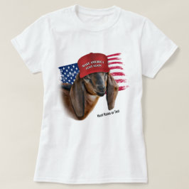 Amerika wieder zum Nubischen Kinderziegen machen T-Shirt