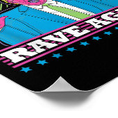 Amerika wieder zum Rave bringen Trump Edm Shirt Poster (Ecke)