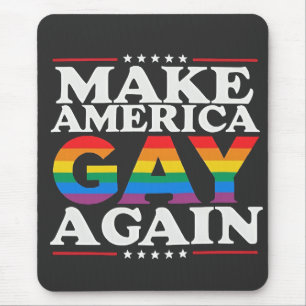 Amerika wieder zum Schwulen bringen LGBT-Stolz Mousepad