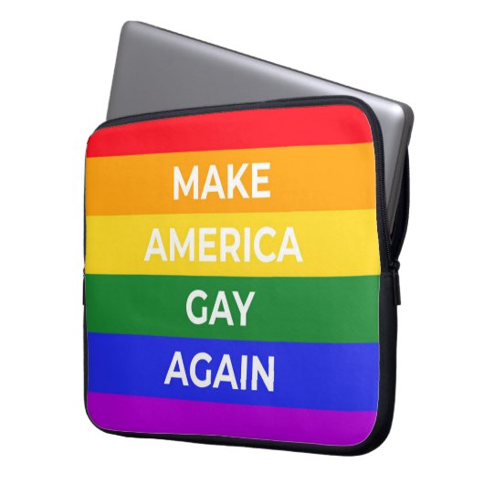 Amerika wieder zum Schwung bringen Laptopschutzhülle (Vorderseite Links)
