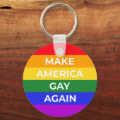 Amerika wieder zum Schwung bringen Schlüsselanhänger (Vorderseite)