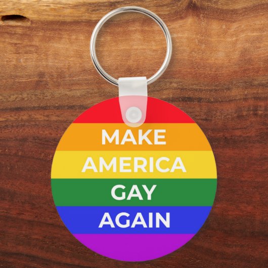 Amerika wieder zum Schwung bringen Schlüsselanhänger (Vorderseite)