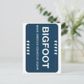 Amerika wieder zum Squatchy machen Postkarte (Stehend Vorderseite)