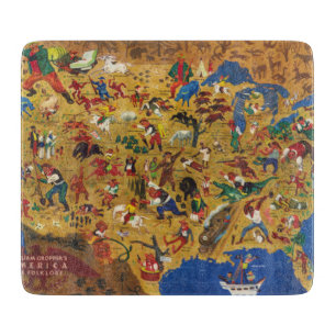 Amerika William-Groppers - Cartoon-Folklore Schneidebrett