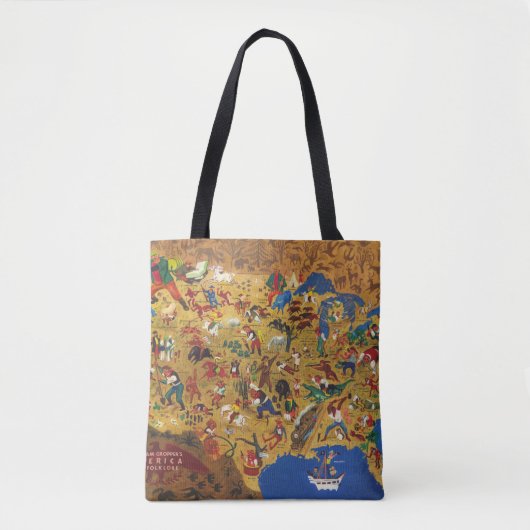 Amerika William-Groppers - Cartoon-Folklore Tasche (Vorderseite)
