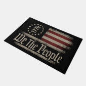 Amerika Wir, das Volk 1776  Fußmatte (Schrägansicht)