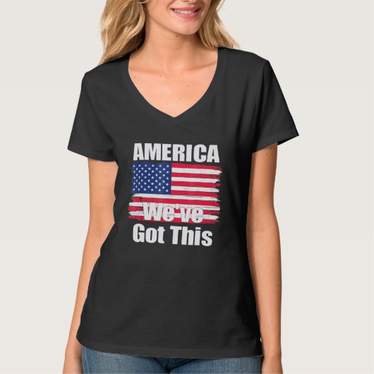 Amerika Wir Schaffen Das T-Shirt (Vorderseite)