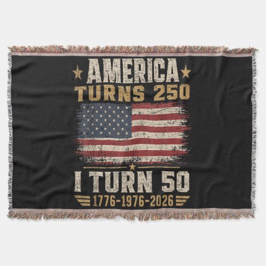 Amerika wird 250, ich werde 50 decke (Vorderseite)