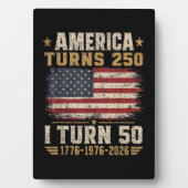 Amerika wird 250, ich werde 50 fotoplatte (Vorderseite)