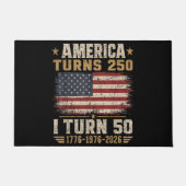 Amerika wird 250, ich werde 50 fußmatte (Vorderseite)