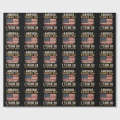 Amerika wird 250, ich werde 50 geschenkpapier (Flach)