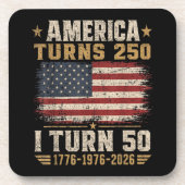 Amerika wird 250, ich werde 50 getränkeuntersetzer (Vorderseite)