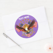 Amerika wird nicht vergessen, nur siehe Anmerkunge Runder Aufkleber (Umschlag)