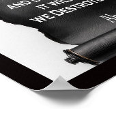 Amerika wird nie zerstört werden poster (Ecke)