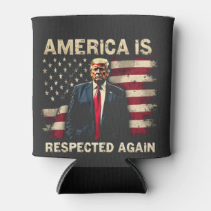 Amerika wird wieder respektiert Trump USA 4. Juli Dosenkühler