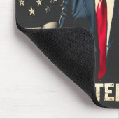Amerika wird wieder respektiert Trump USA 4. Juli Mousepad (Ecke)