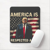 Amerika wird wieder respektiert Trump USA 4. Juli Mousepad (Mit Mouse)