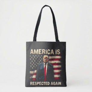 Amerika wird wieder respektiert Trump USA 4. Juli Tasche