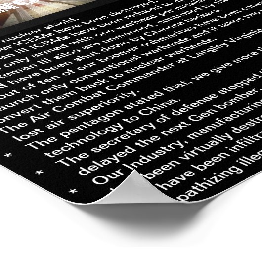 AMERIKA WUSSTEN SIE? POSTER (Ecke)