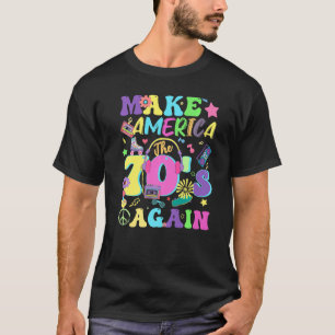 Amerika zu den 70er Jahren wieder Groovy Retro-70e T-Shirt