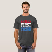 Amerika zuerst aber das niederländische zweite T-Shirt (Vorne ganz)
