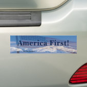 Amerika zuerst! Autoaufkleber (Auf Auto)
