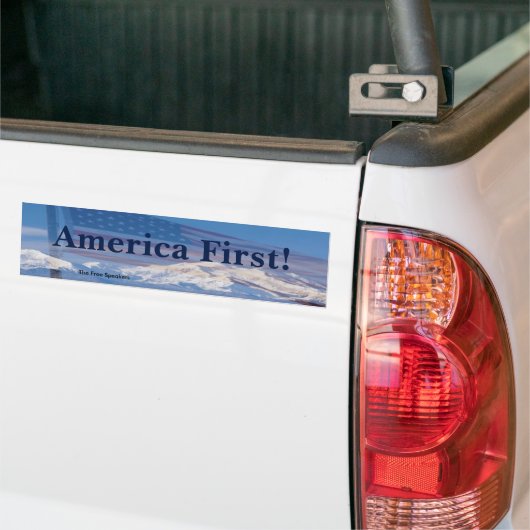Amerika zuerst! Autoaufkleber (Auf Lkw)
