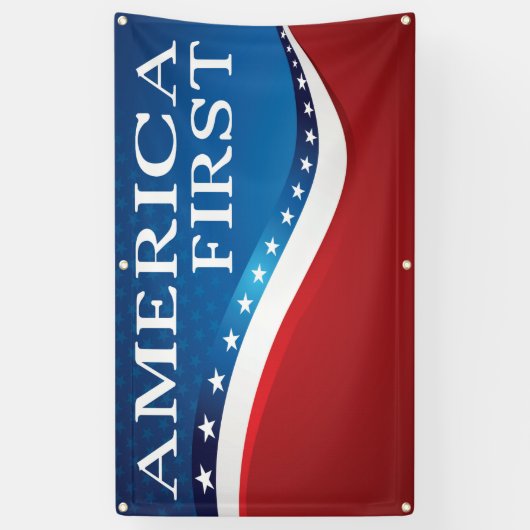 AMERIKA ZUERST BANNER (Vertikal)